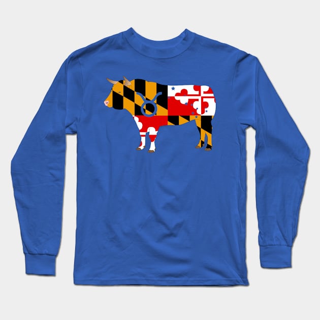 Taurus (Maryland) Long Sleeve T-Shirt by ziafrazier